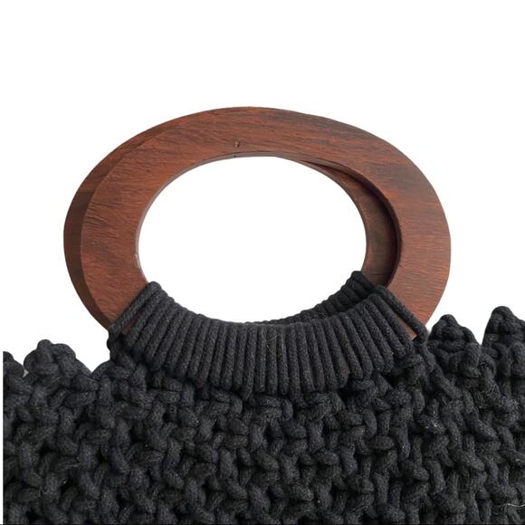 Danielle Nicole fringe crossbody macrame boho bag - Picture 2 of 7